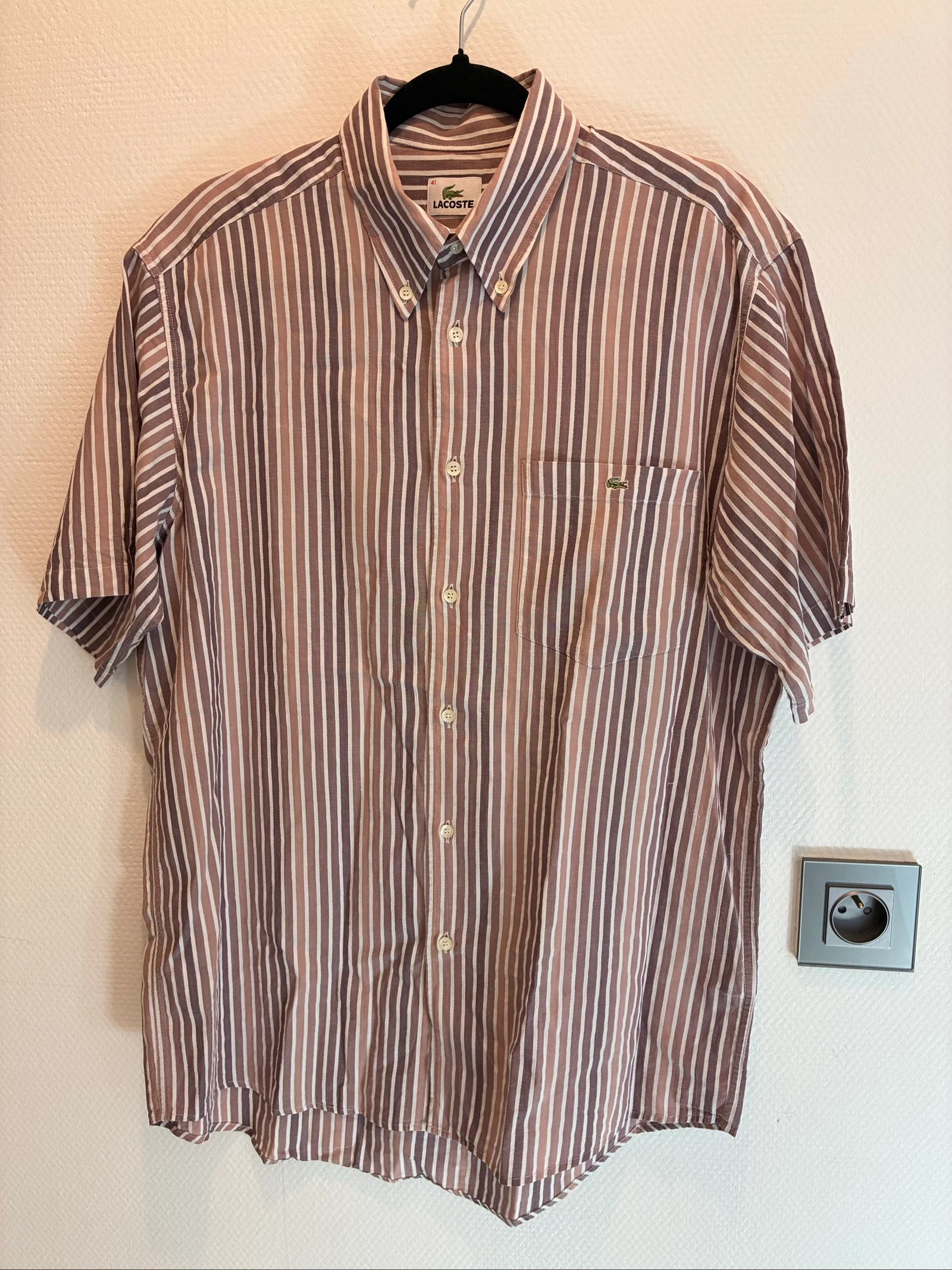 Chemise Lacoste à Rayures 
